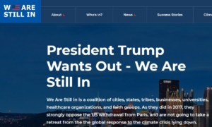 米パリ協定離脱、大統領選と「We Are Still In」注目